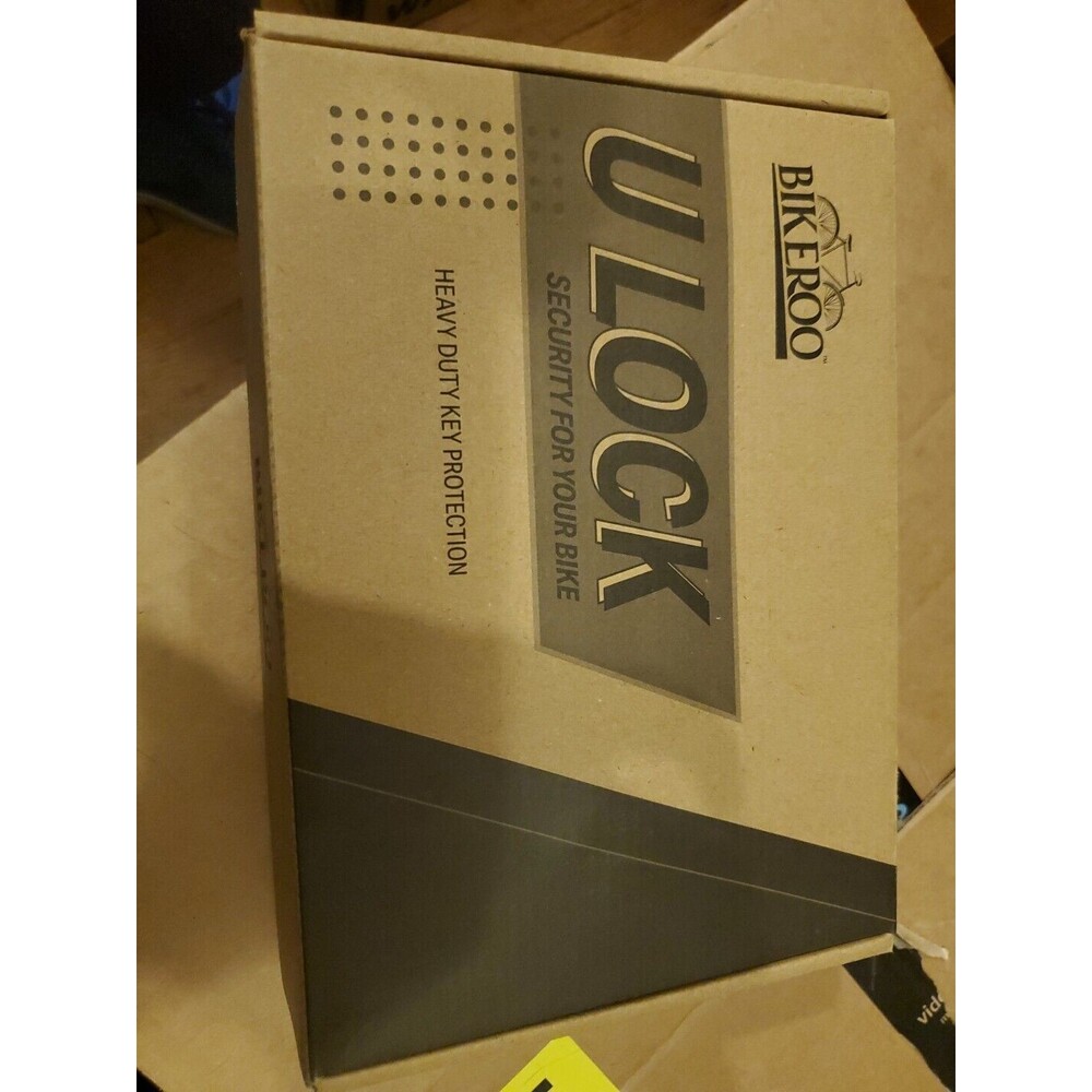Bikeroo Bike U Lock with Cable. New in the Box.